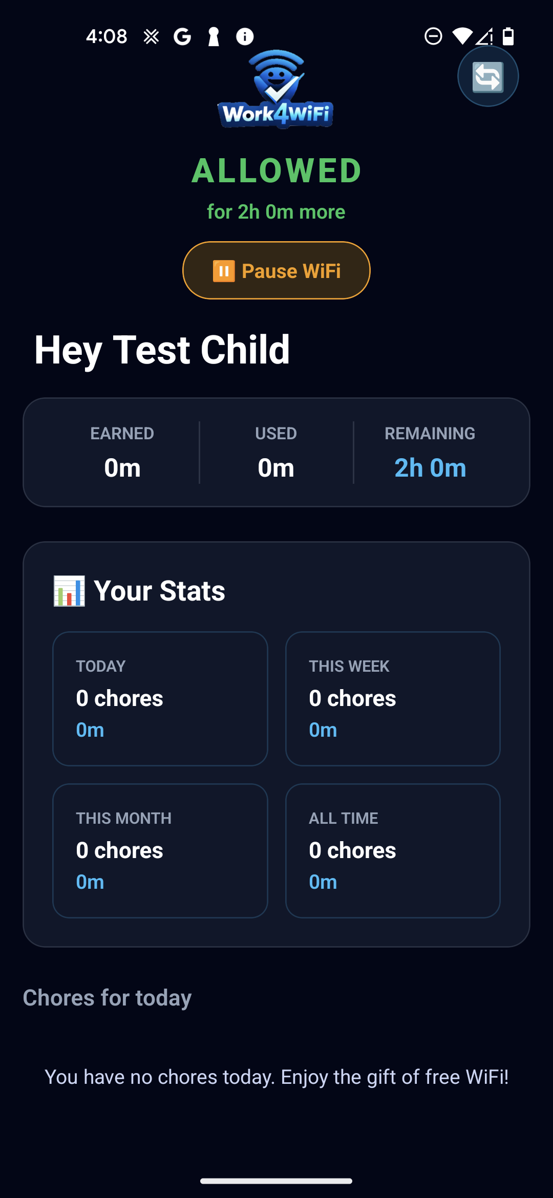 Unblock duration options